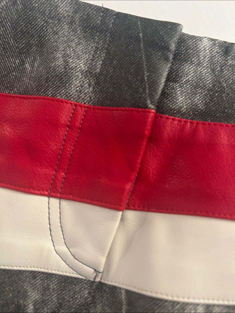 I am Gia faux leather Y2K moto style micro skirt - Picture 6 of 10